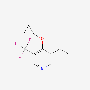 4-Cyclopropoxy-3-isopropyl-5-(trifluoromethyl)pyridine