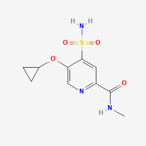 5-Cyclopropoxy-N-methyl-4-sulfamoylpicolinamide