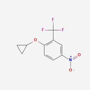 1-Cyclopropoxy-4-nitro-2-(trifluoromethyl)benzene