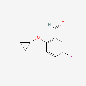 2-Cyclopropoxy-5-fluorobenzaldehyde