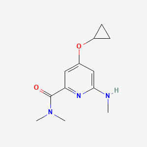 4-Cyclopropoxy-N,N-dimethyl-6-(methylamino)picolinamide