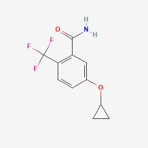 5-Cyclopropoxy-2-(trifluoromethyl)benzamide