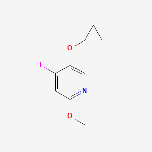 5-Cyclopropoxy-4-iodo-2-methoxypyridine