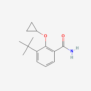 3-Tert-butyl-2-cyclopropoxybenzamide