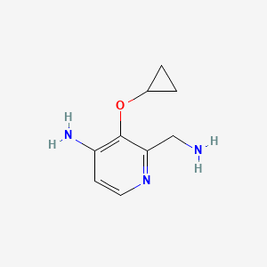 2-(Aminomethyl)-3-cyclopropoxypyridin-4-amine