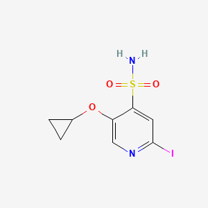 5-Cyclopropoxy-2-iodopyridine-4-sulfonamide