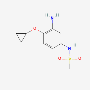 N-(3-Amino-4-cyclopropoxyphenyl)methanesulfonamide