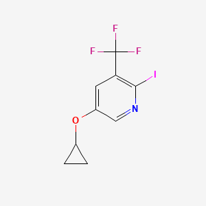 5-Cyclopropoxy-2-iodo-3-(trifluoromethyl)pyridine