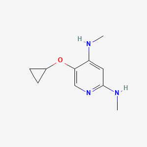 5-Cyclopropoxy-N2,N4-dimethylpyridine-2,4-diamine