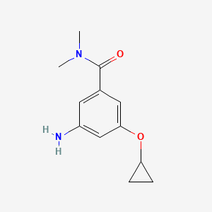 3-Amino-5-cyclopropoxy-N,N-dimethylbenzamide