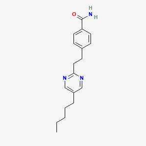 4-[2-(5-Pentylpyrimidin-2-yl)ethyl]benzamide