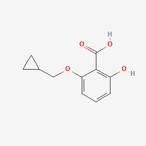 2-(Cyclopropylmethoxy)-6-hydroxybenzoic acid