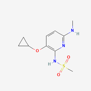 N-(3-Cyclopropoxy-6-(methylamino)pyridin-2-YL)methanesulfonamide