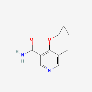 4-Cyclopropoxy-5-methylnicotinamide