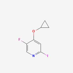 4-Cyclopropoxy-5-fluoro-2-iodopyridine