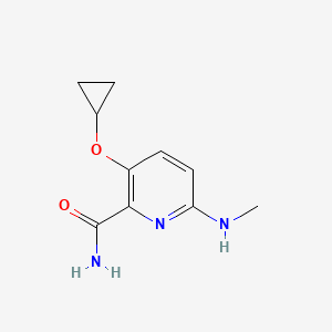 3-Cyclopropoxy-6-(methylamino)picolinamide