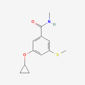 3-Cyclopropoxy-N-methyl-5-(methylthio)benzamide