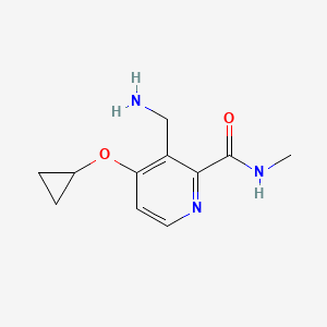 3-(Aminomethyl)-4-cyclopropoxy-N-methylpicolinamide