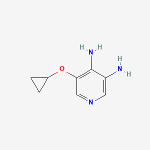 5-Cyclopropoxypyridine-3,4-diamine