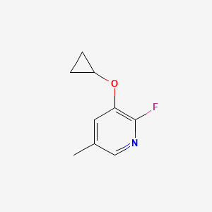 3-Cyclopropoxy-2-fluoro-5-methylpyridine