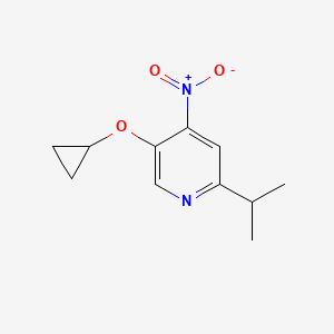 5-Cyclopropoxy-2-isopropyl-4-nitropyridine