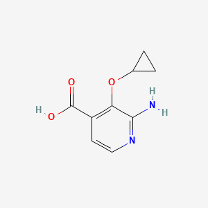 2-Amino-3-cyclopropoxyisonicotinic acid