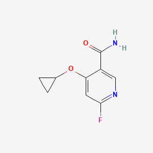 4-Cyclopropoxy-6-fluoronicotinamide