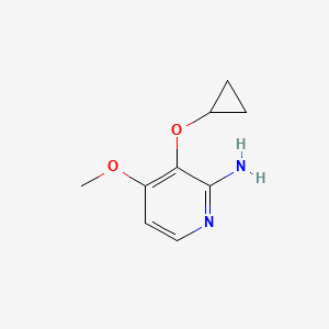 3-Cyclopropoxy-4-methoxypyridin-2-amine