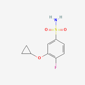 3-Cyclopropoxy-4-fluorobenzenesulfonamide