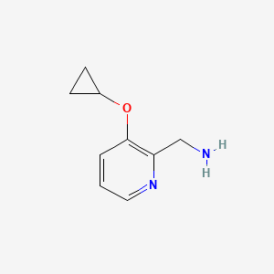 (3-Cyclopropoxypyridin-2-YL)methanamine