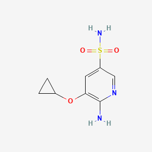 6-Amino-5-cyclopropoxypyridine-3-sulfonamide