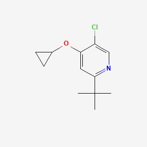 2-Tert-butyl-5-chloro-4-cyclopropoxypyridine