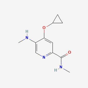 4-Cyclopropoxy-N-methyl-5-(methylamino)picolinamide