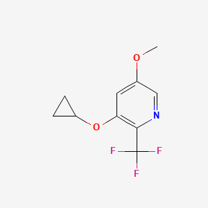 3-Cyclopropoxy-5-methoxy-2-(trifluoromethyl)pyridine