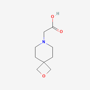 molecular formula C9H15NO3 B1482427 2-(2-Oxa-7-azaspiro[3.5]nonan-7-yl)acetic acid CAS No. 1824052-30-3