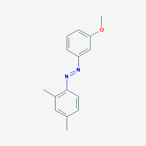 molecular formula C15H16N2O B1482434 1-(2,4-Dimethylphenyl)-2-(3-methoxyphenyl)diazene CAS No. 1882034-29-8