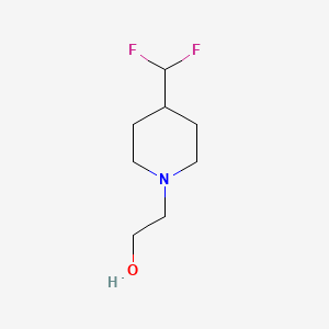 molecular formula C8H15F2NO B1482449 2-(4-(Difluoromethyl)piperidin-1-yl)ethan-1-ol CAS No. 1934397-65-5