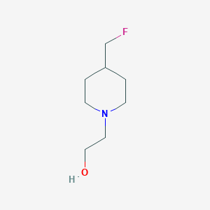 molecular formula C8H16FNO B1482475 2-(4-(Fluoromethyl)piperidin-1-yl)ethan-1-ol CAS No. 2021567-66-6