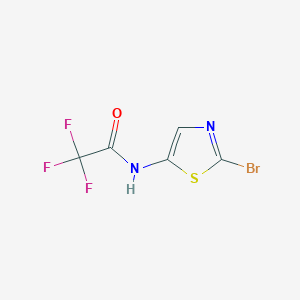 molecular formula C5H2BrF3N2OS B1482481 N-(2-Bromothiazol-5-yl)-2,2,2-trifluoroacetamide CAS No. 1416713-10-4