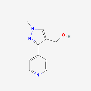 (1-methyl-3-(pyridin-4-yl)-1H-pyrazol-4-yl)methanol