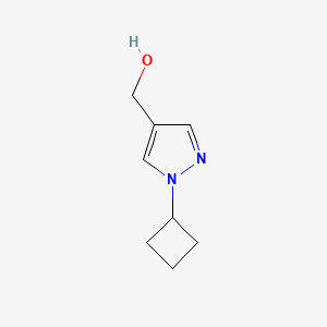 molecular formula C8H12N2O B1482551 (1-cyclobutyl-1H-pyrazol-4-yl)methanol CAS No. 2098080-38-5