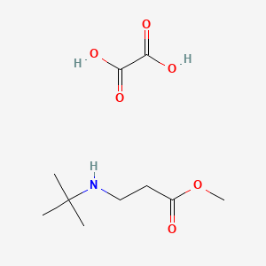 molecular formula C10H19NO6 B1482559 甲基N-(叔丁基)-β-丙氨酸草酸酯 CAS No. 2108732-99-4