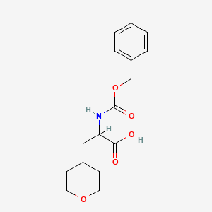 2-{[(Benzyloxy)carbonyl]amino}-3-(oxan-4-yl)propanoic acid