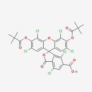 molecular formula C31H22Cl6O9 B1482561 6-HEX dipivaloate CAS No. 1166837-63-3