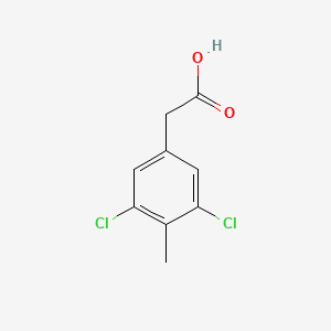 molecular formula C9H8Cl2O2 B1482587 3,5-Dichloro-4-methylphenylacetic acid CAS No. 1803780-33-7