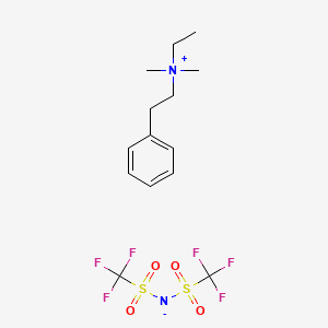 molecular formula C14H20F6N2O4S2 B1482589 Ethyl(dimethyl)phenethylammonium Bis(trifluoromethanesulfonyl)imide CAS No. 1804970-28-2