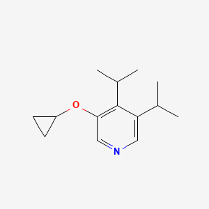 3-Cyclopropoxy-4,5-diisopropylpyridine