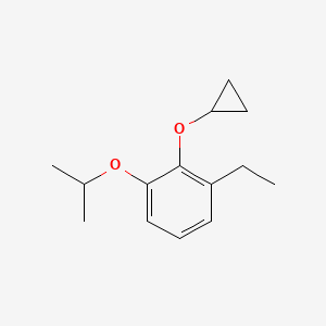 2-Cyclopropoxy-1-ethyl-3-isopropoxybenzene