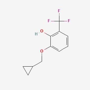 2-(Cyclopropylmethoxy)-6-(trifluoromethyl)phenol