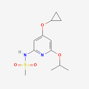 N-(4-Cyclopropoxy-6-isopropoxypyridin-2-YL)methanesulfonamide